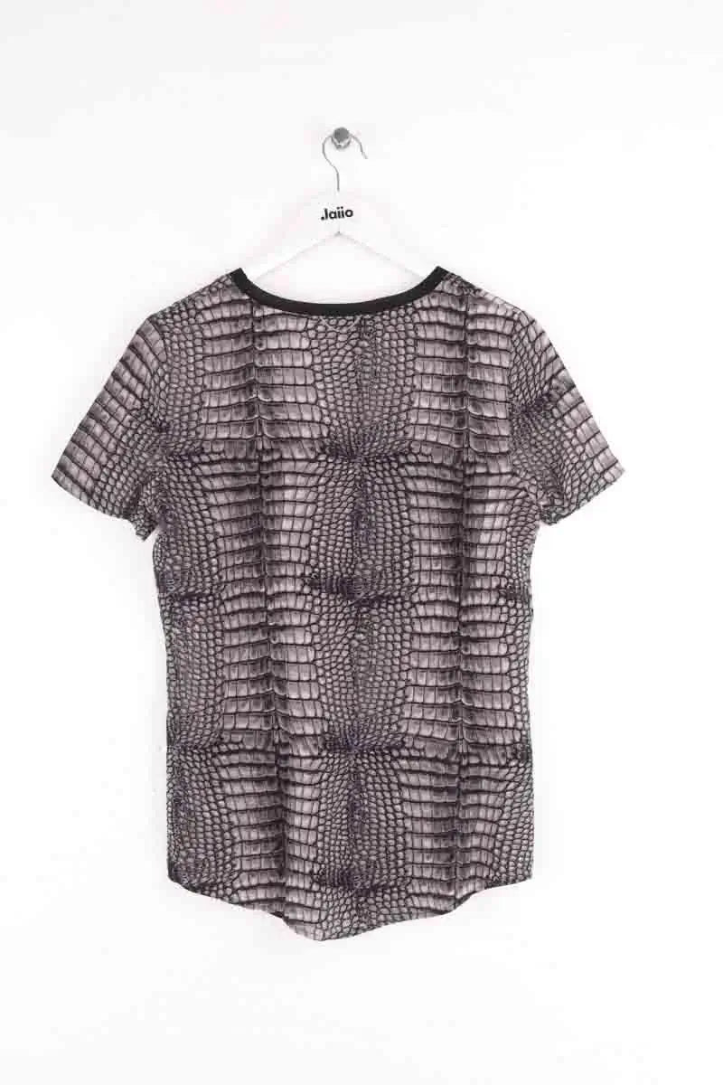 T-shirt The Kooples Anthracite en Synthétique