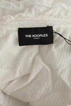 T-shirt The Kooples Blanc en Coton