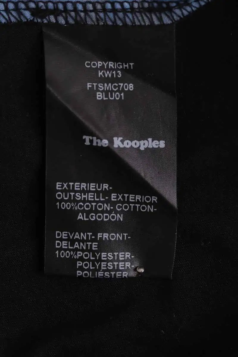 T-shirt The Kooples Bleu en Coton