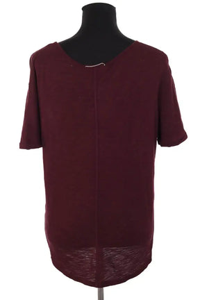 T-shirt The Kooples Bordeaux en Coton