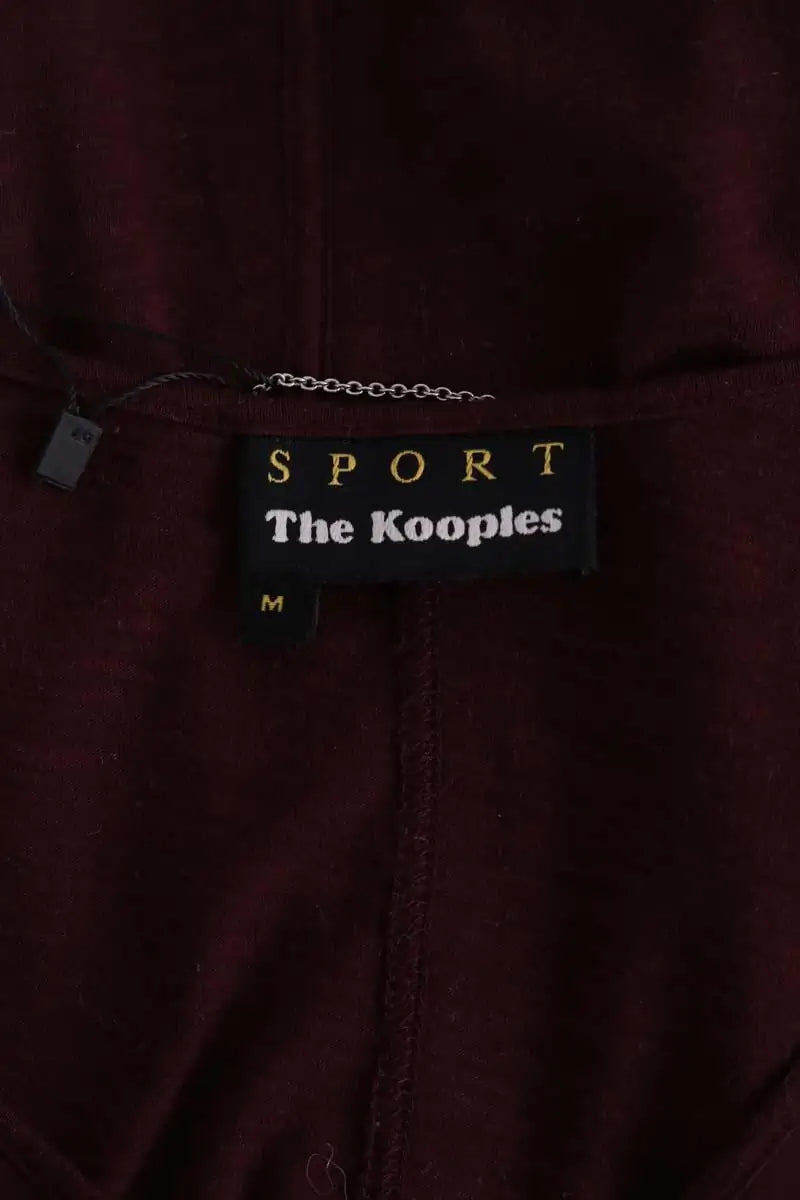 T-shirt The Kooples Bordeaux en Coton