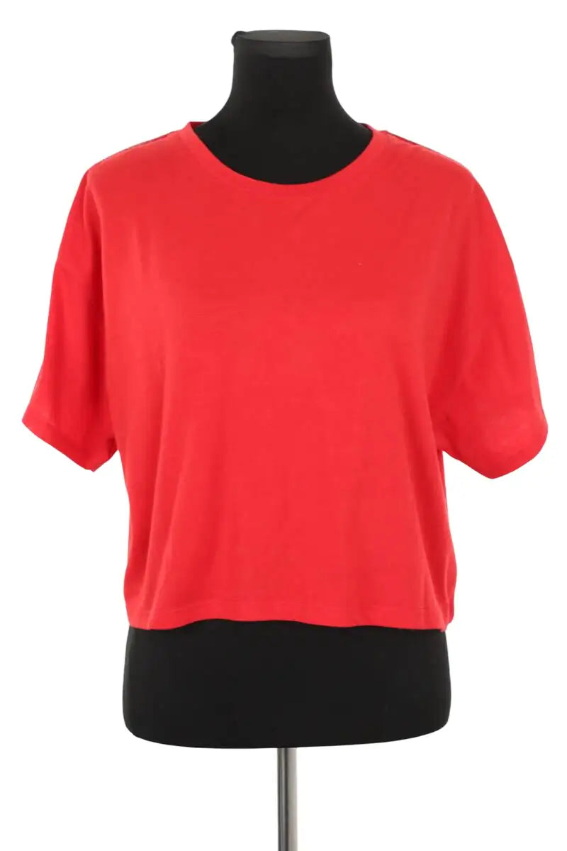 T-shirt The Kooples Rouge en Coton, taille M - Seconde Main