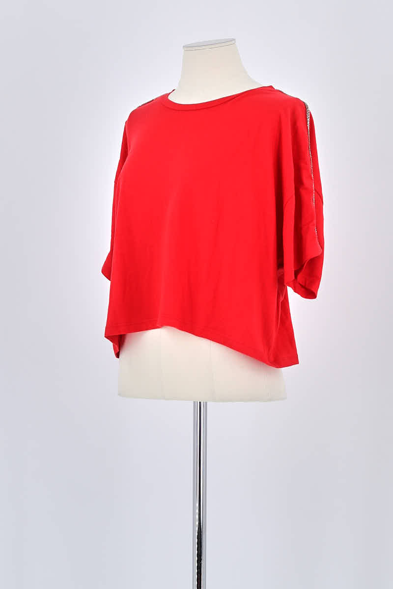 T-shirt The Kooples Rouge en Coton