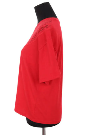 T-shirt The Kooples Rouge en Coton