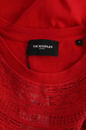 T-shirt The Kooples Rouge en Coton