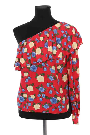 T-shirt The Kooples Rouge en Viscose, taille S - Seconde Main