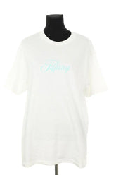 T-shirt Tiffany Blanc en Coton, taille L - Seconde Main