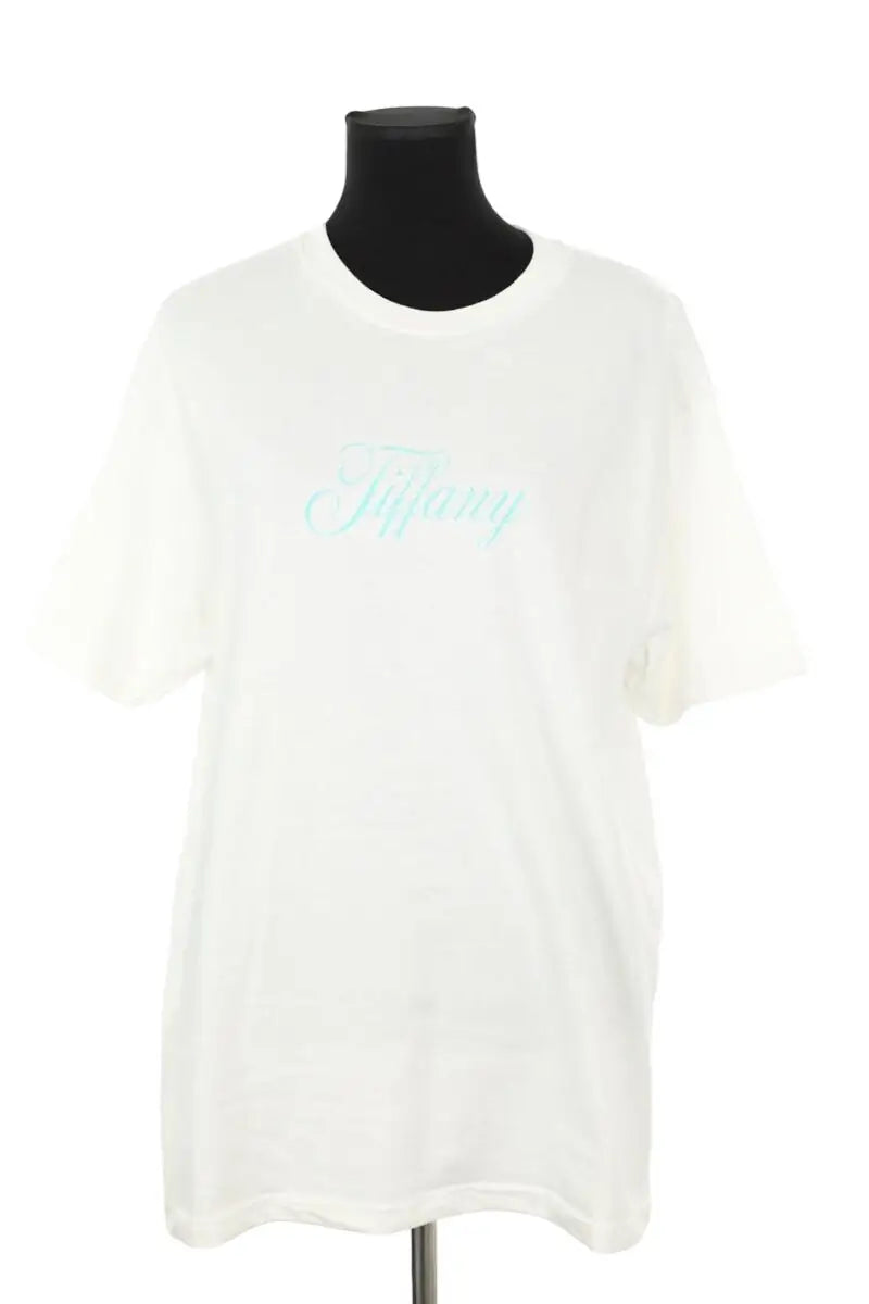 T-shirt Tiffany Blanc en Coton, taille L - Seconde Main