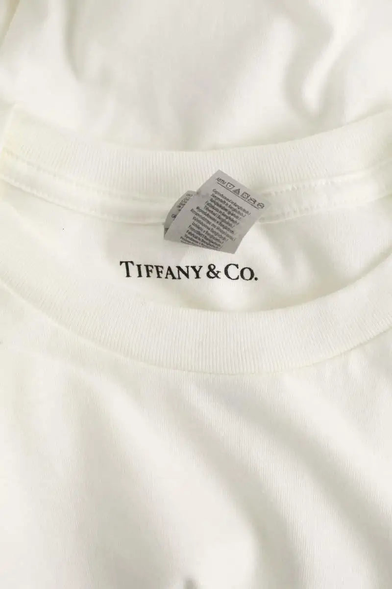 T-shirt Tiffany Blanc en Coton