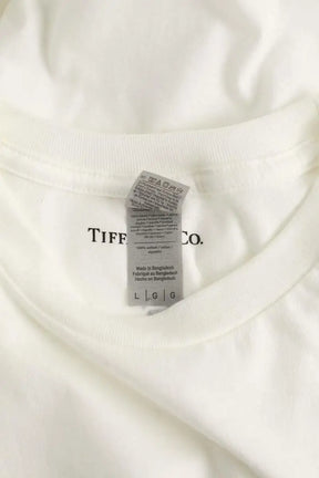 T-shirt Tiffany Blanc en Coton