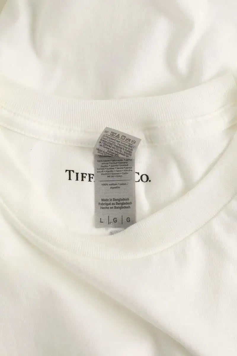 T-shirt Tiffany Blanc en Coton