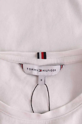 T-shirt Tommy Hilfiger Blanc en Coton
