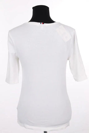 T-shirt Tommy Hilfiger Blanc en Coton