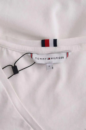 T-shirt Tommy Hilfiger Blanc en Coton