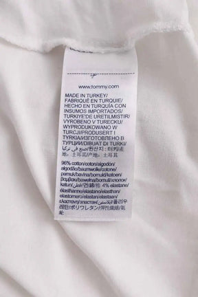 T-shirt Tommy Hilfiger Blanc en Coton