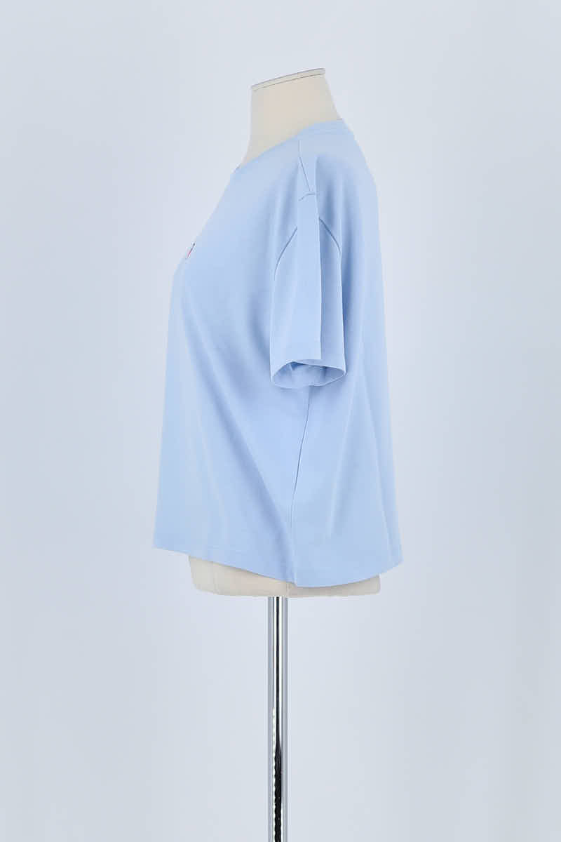 T-shirt Tommy Hilfiger Bleu en Coton