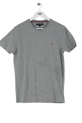 T-shirt Tommy Hilfiger Gris en Coton, taille M - Seconde Main