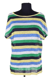 T-shirt Tommy Hilfiger Jaune en Lin, taille S - Seconde Main