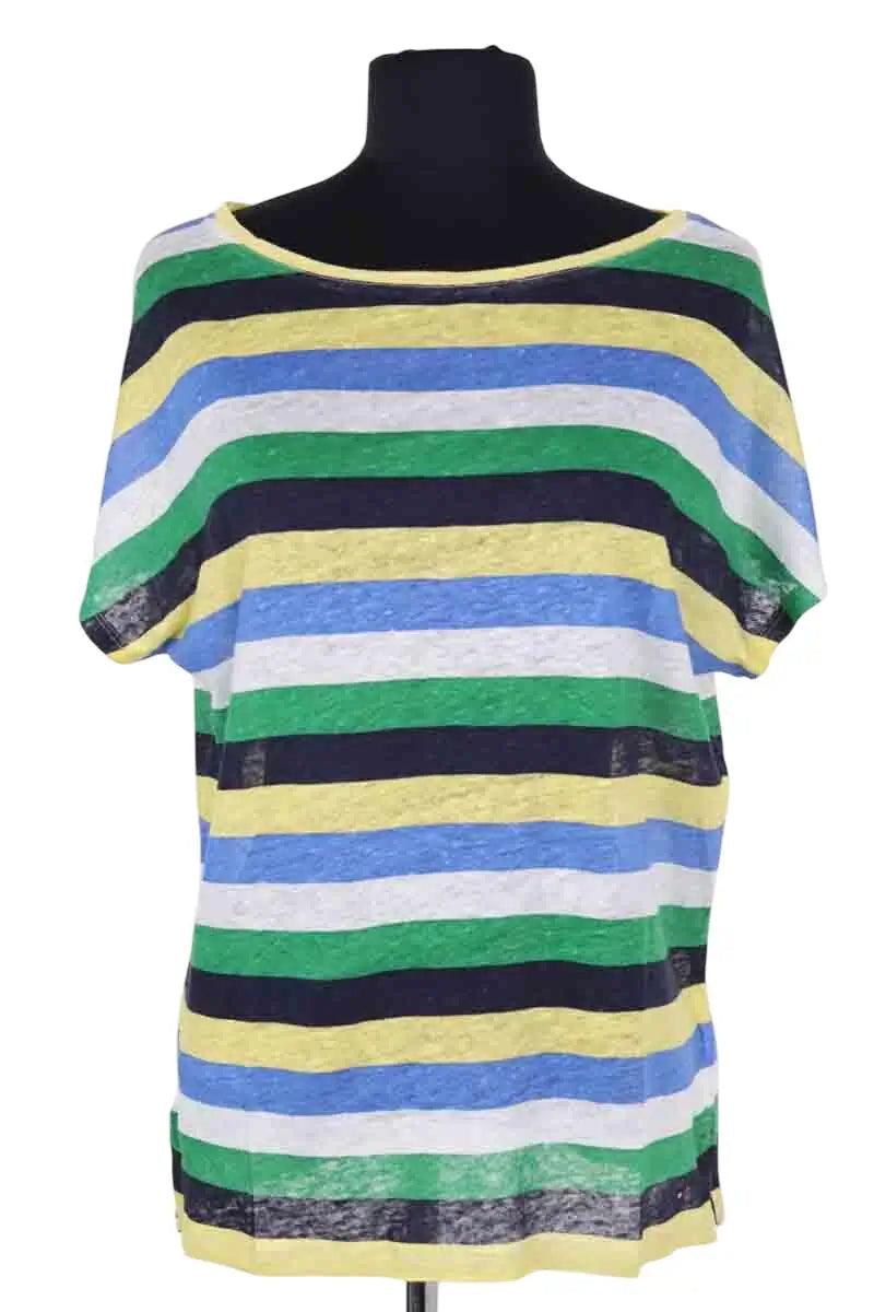 T-shirt Tommy Hilfiger Jaune en Lin, taille S - Seconde Main