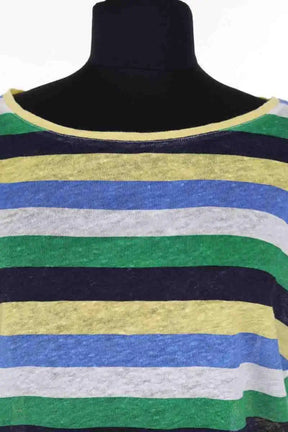 T-shirt Tommy Hilfiger Jaune en Lin