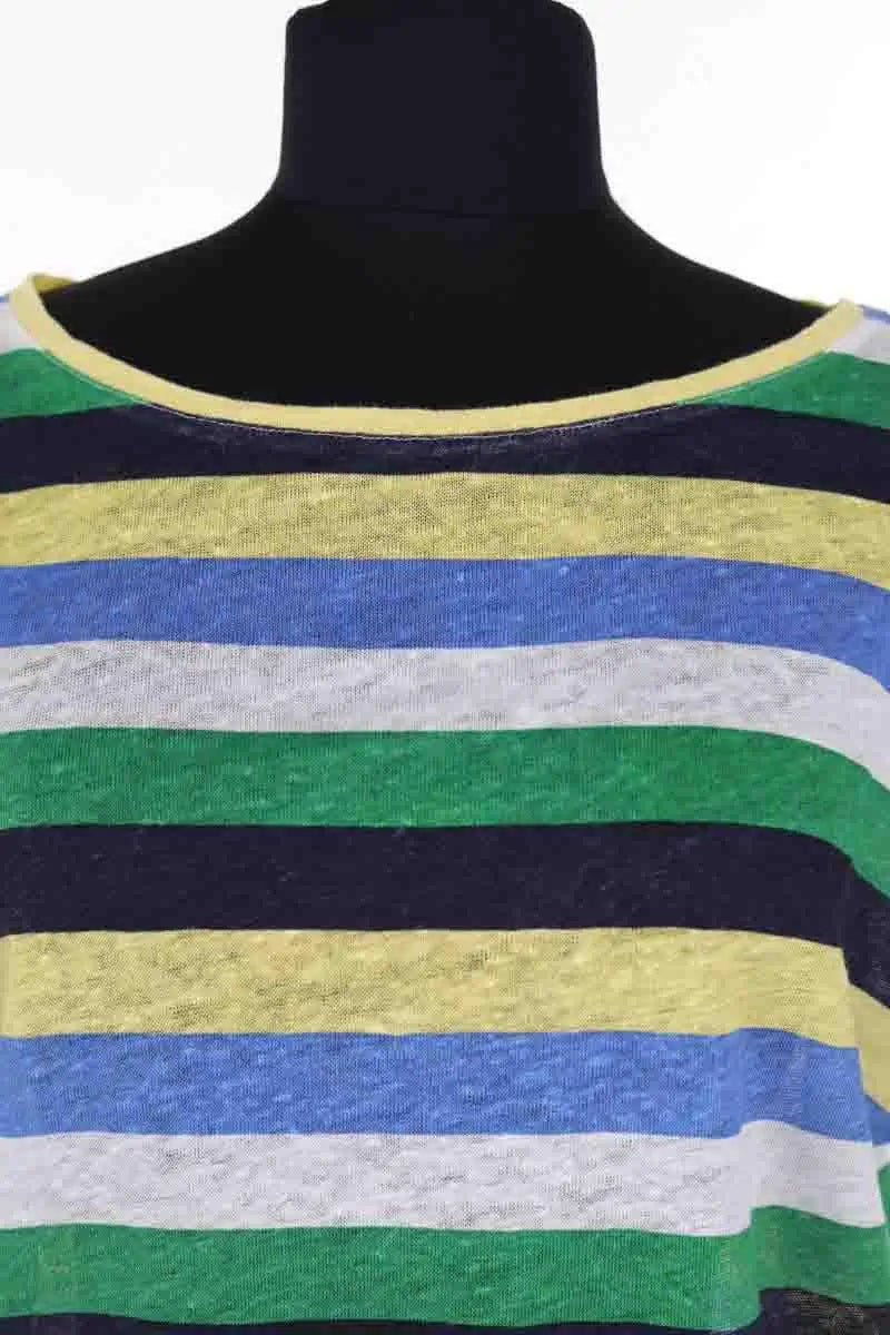 T-shirt Tommy Hilfiger Jaune en Lin