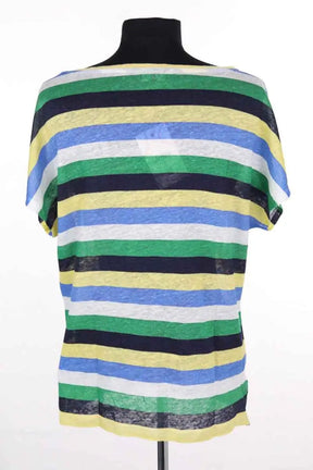 T-shirt Tommy Hilfiger Jaune en Lin