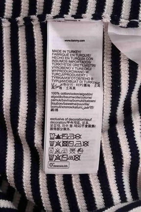 T-shirt Tommy Hilfiger Marine en Coton