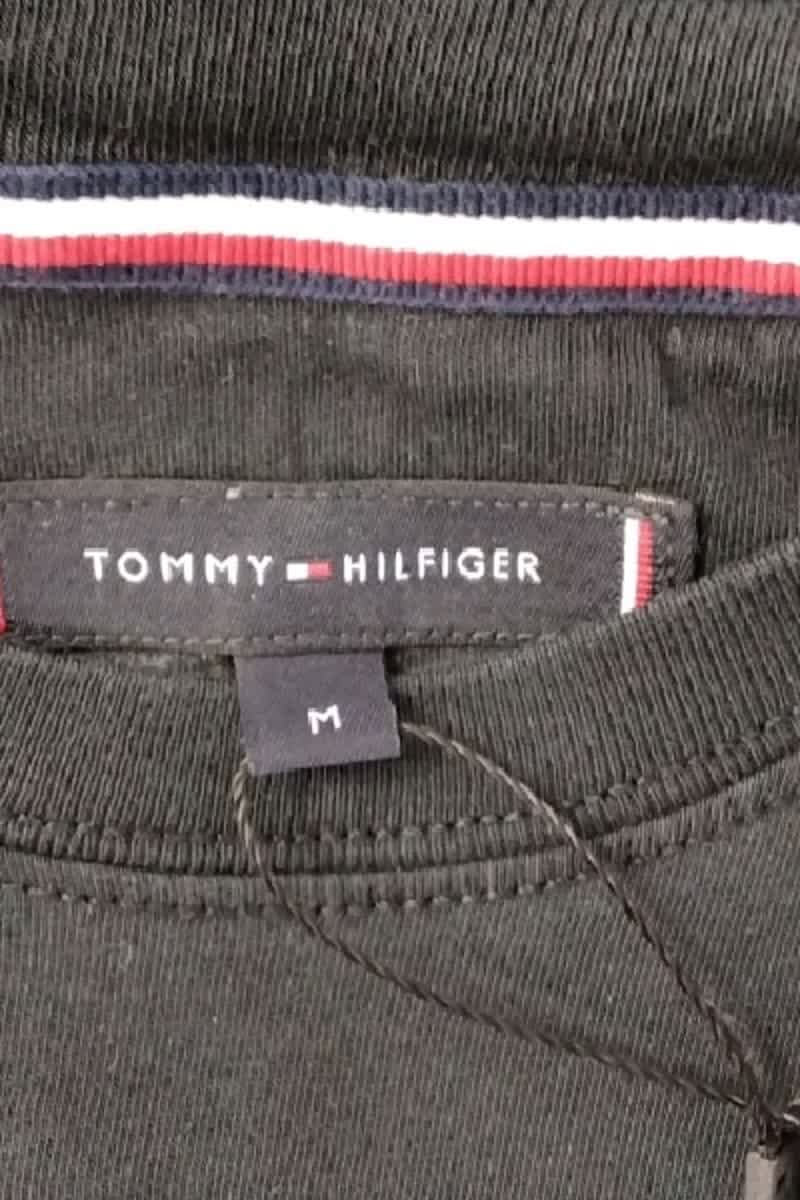 T-shirt Tommy Hilfiger Noir en Coton