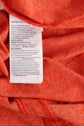 T-shirt Tommy Hilfiger Orange en Coton