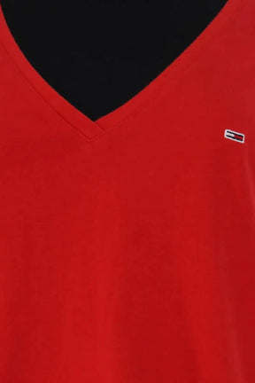 T-shirt Tommy Hilfiger Rouge en Coton