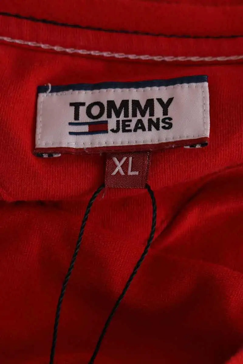 T-shirt Tommy Hilfiger Rouge en Coton