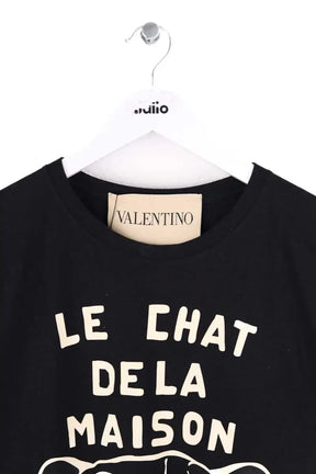 T-shirt Valentino Noir en Coton