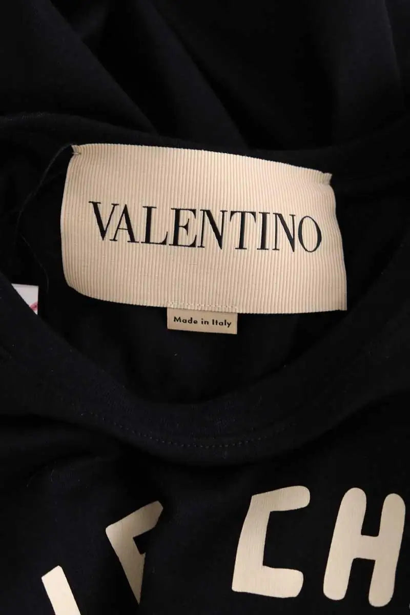 T-shirt Valentino Noir en Coton