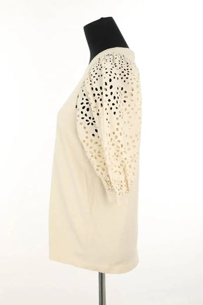 T-shirt Vanessa Bruno Beige en Coton