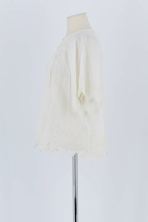T-shirt Vanessa Bruno Blanc en Lin