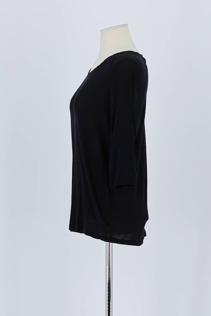 T-shirt Vanessa Bruno Noir en Laine