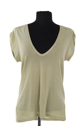 T-shirt Vanessa Bruno Vert en Coton, taille L - Seconde Main