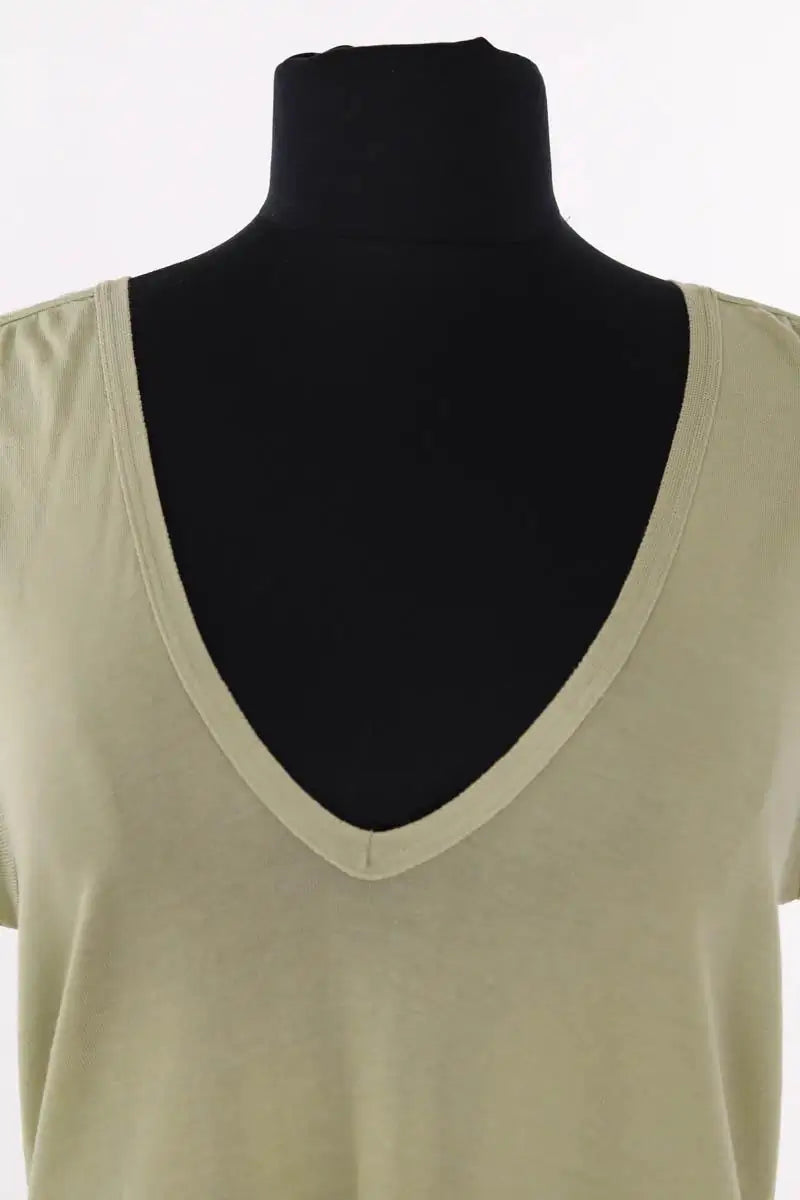 T-shirt Vanessa Bruno Vert en Coton
