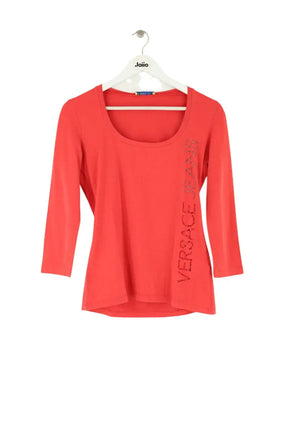 T-shirt Versace Rouge en Coton, taille M - Seconde Main