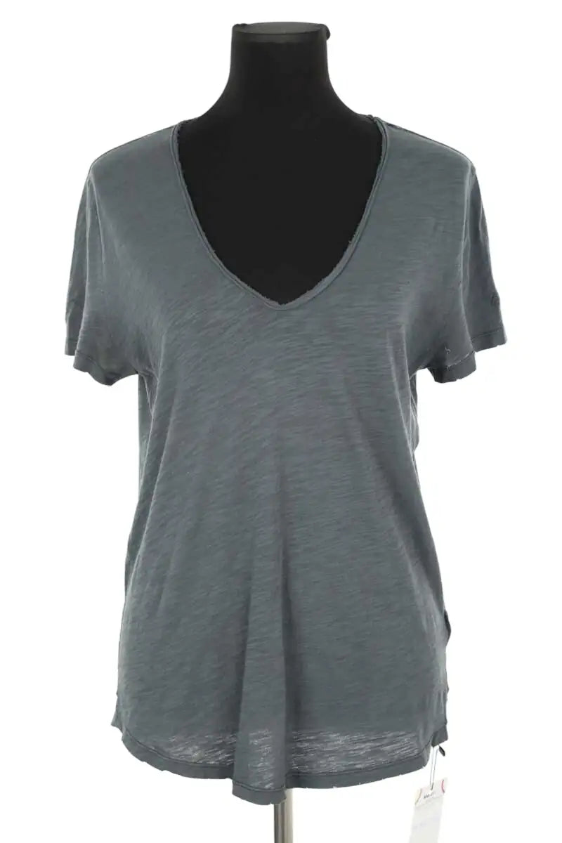 T-shirt Zadig & Voltaire Anthracite en Coton, taille M - Seconde Main