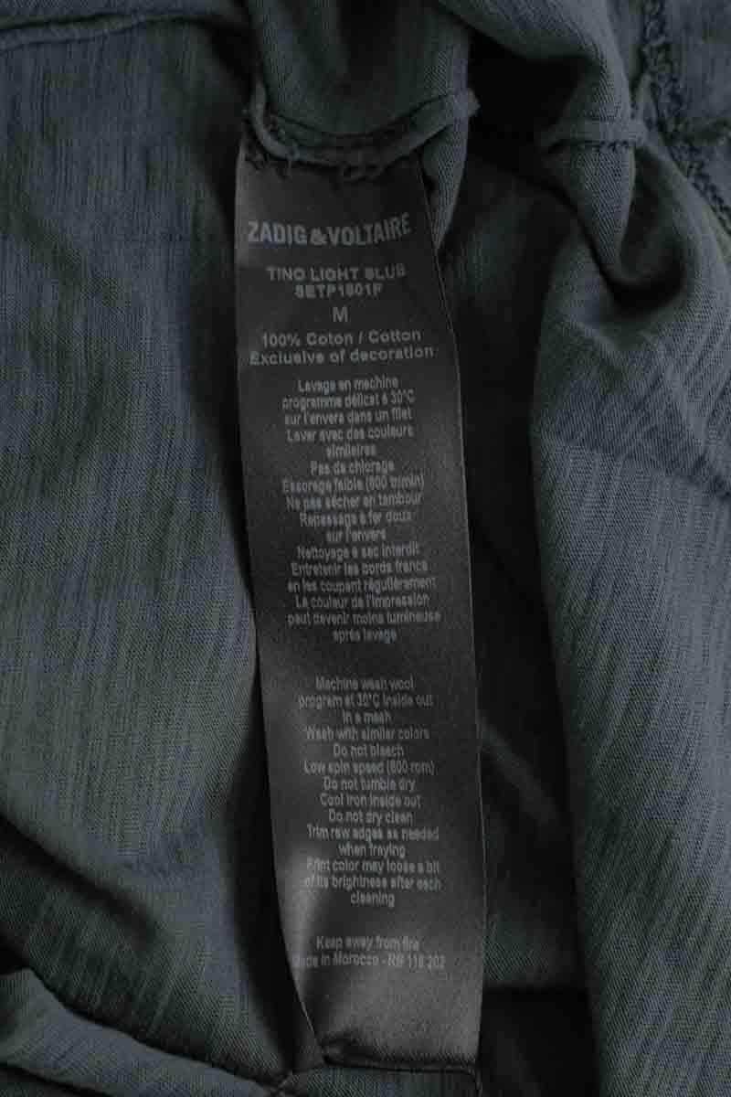 T-shirt Zadig & Voltaire Anthracite en Coton