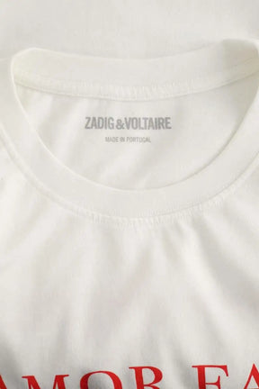 T-shirt Zadig & Voltaire Blanc en Coton