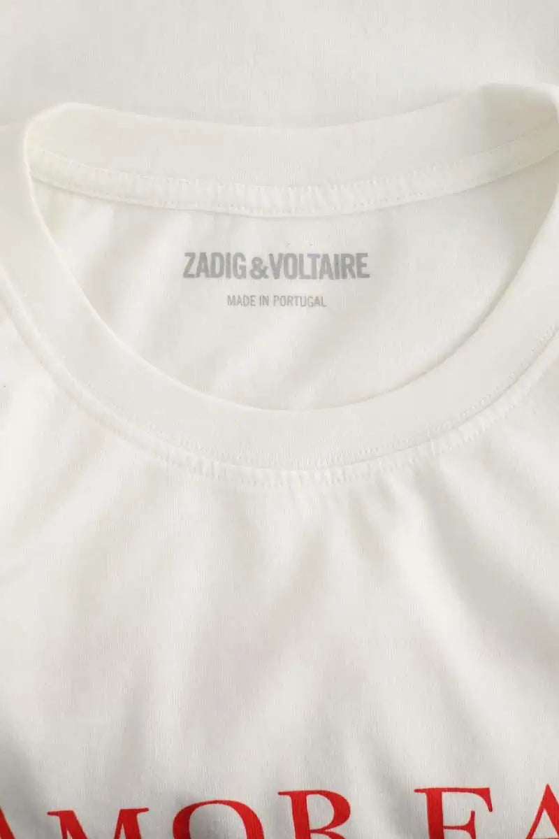 T-shirt Zadig & Voltaire Blanc en Coton