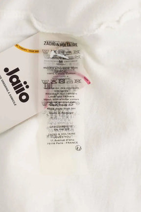 T-shirt Zadig & Voltaire Blanc en Coton