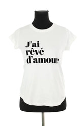 T-shirt Zadig & Voltaire Blanc en Coton, taille XS - Seconde Main