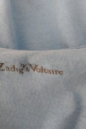 T-shirt Zadig & Voltaire Bleu en Coton