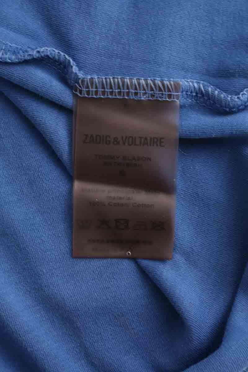 T-shirt Zadig & Voltaire Bleu en Coton
