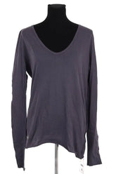 T-shirt Zadig & Voltaire Gris en Coton, taille L - Seconde Main