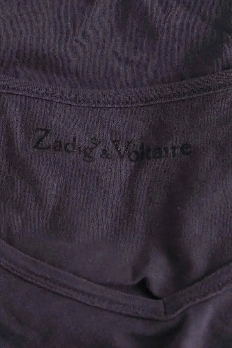 T-shirt Zadig & Voltaire Gris en Coton