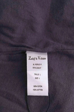 T-shirt Zadig & Voltaire Gris en Coton